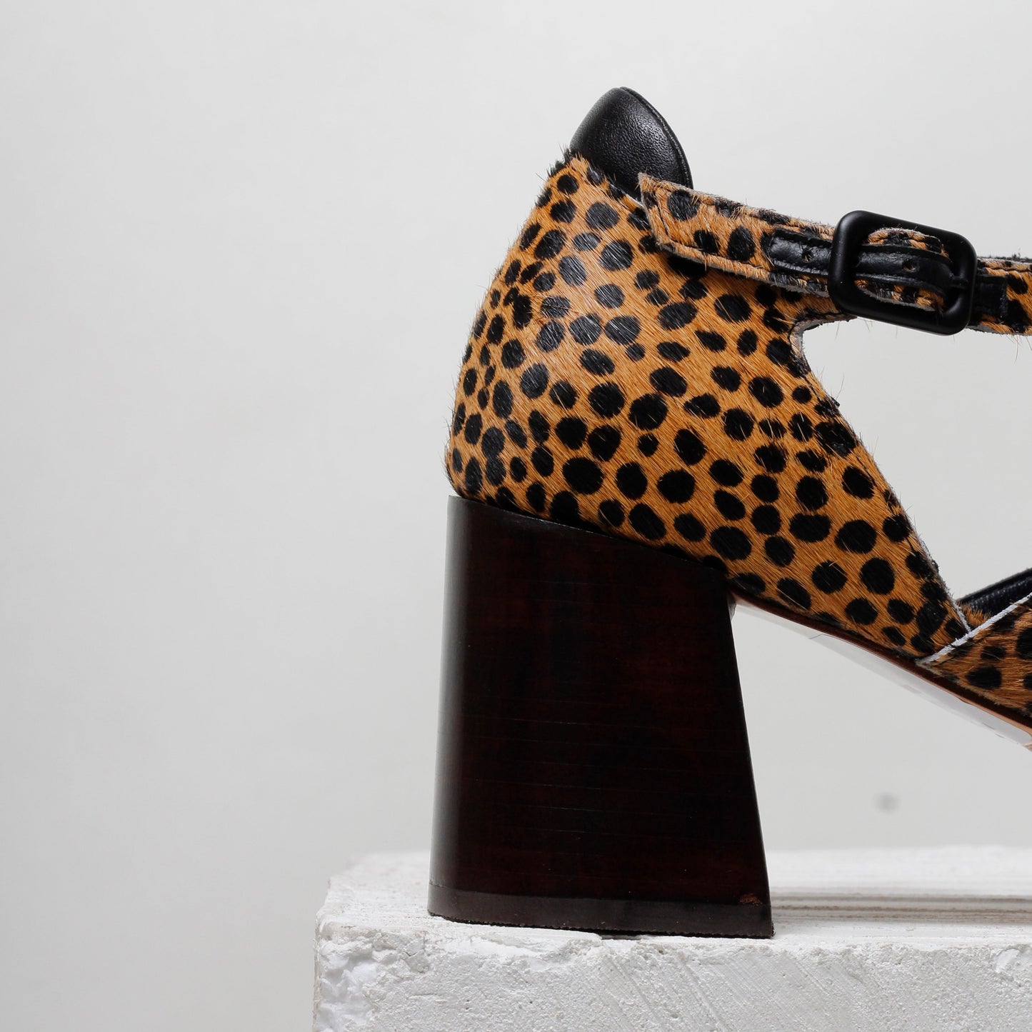 Maite Animal Print Heeled Sandals
