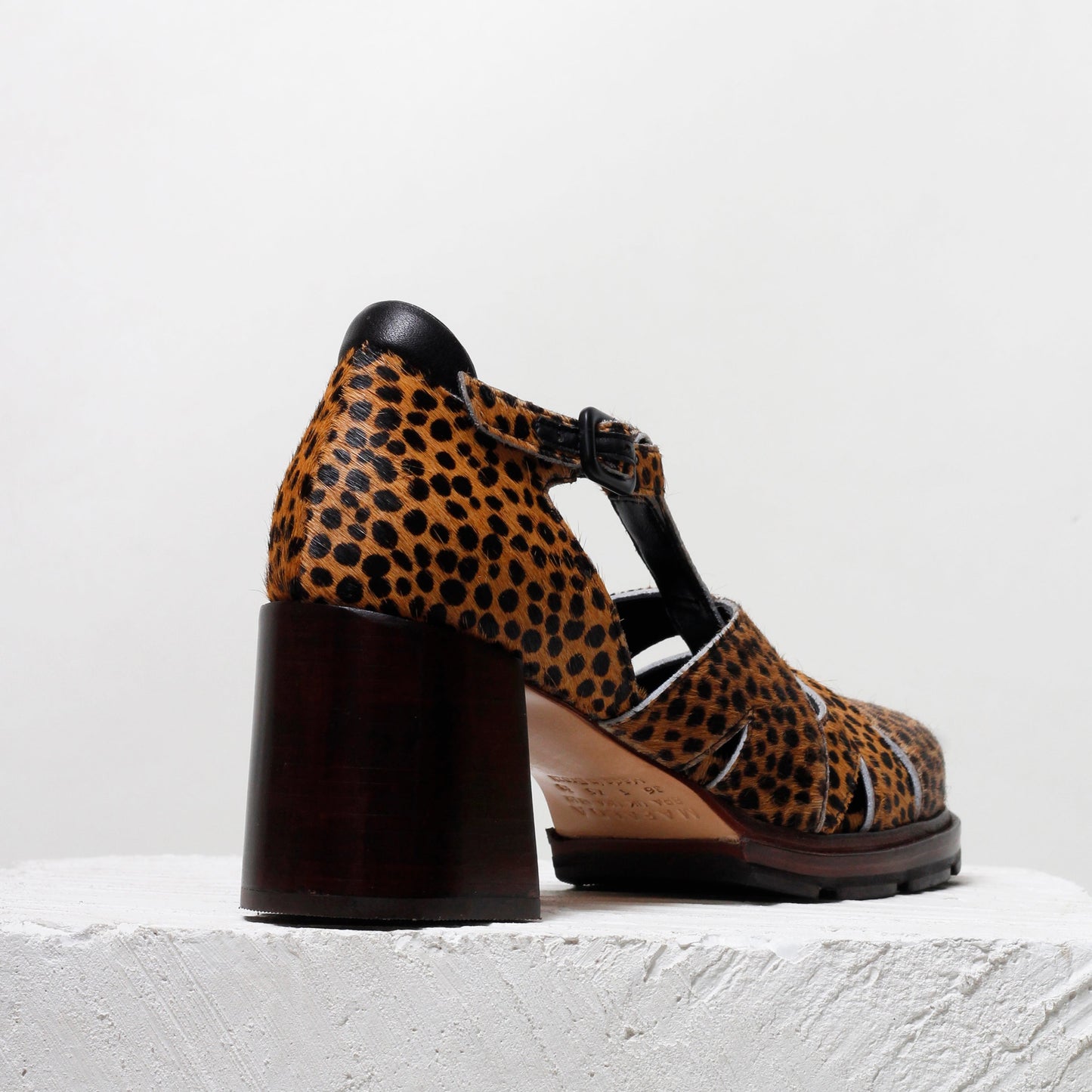 Maite Animal Print Heeled Sandals
