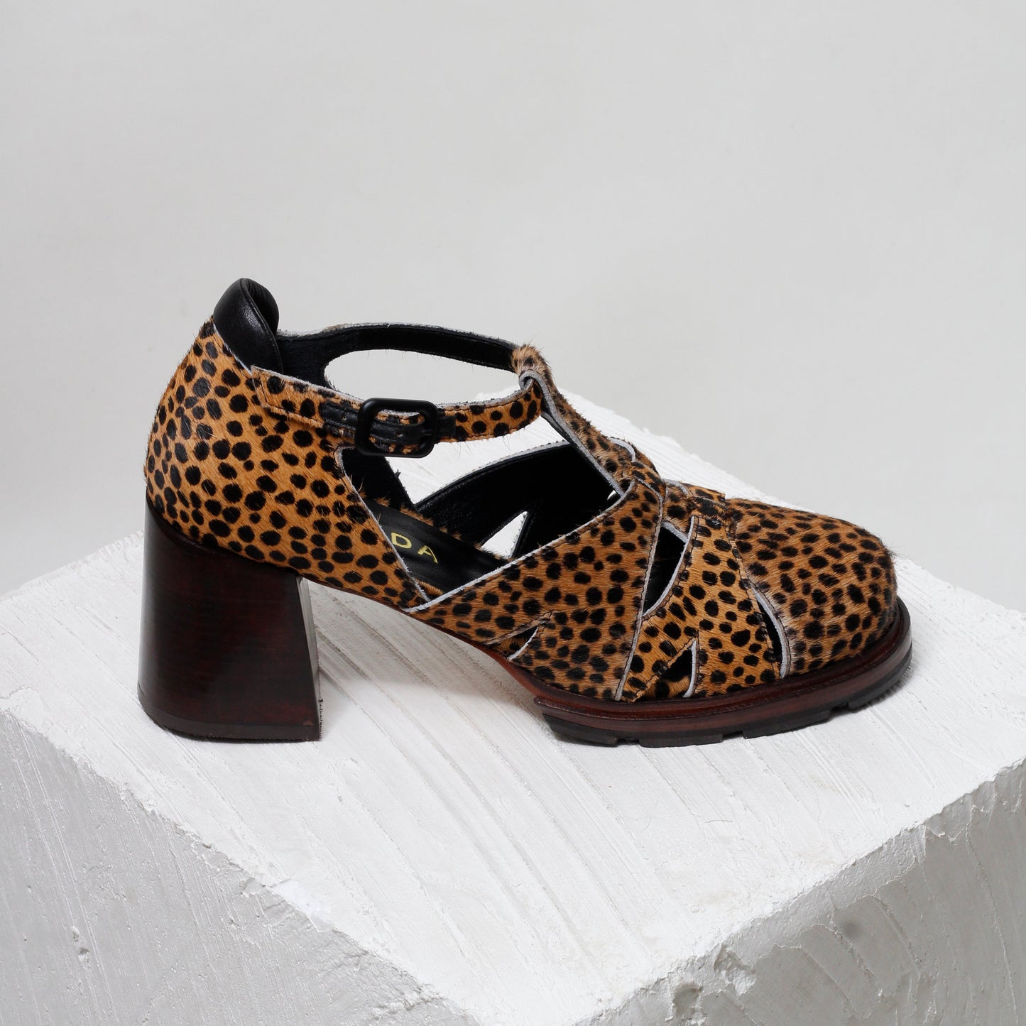 Maite Animal Print Heeled Sandals