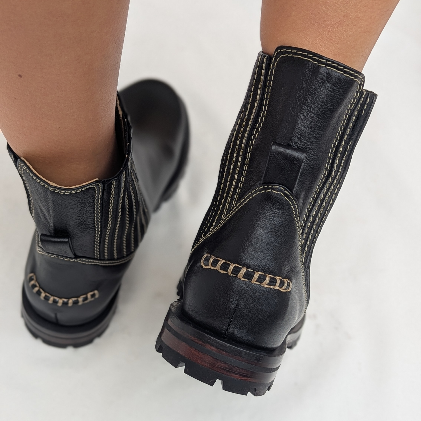 Marah Black Chelsea Boots