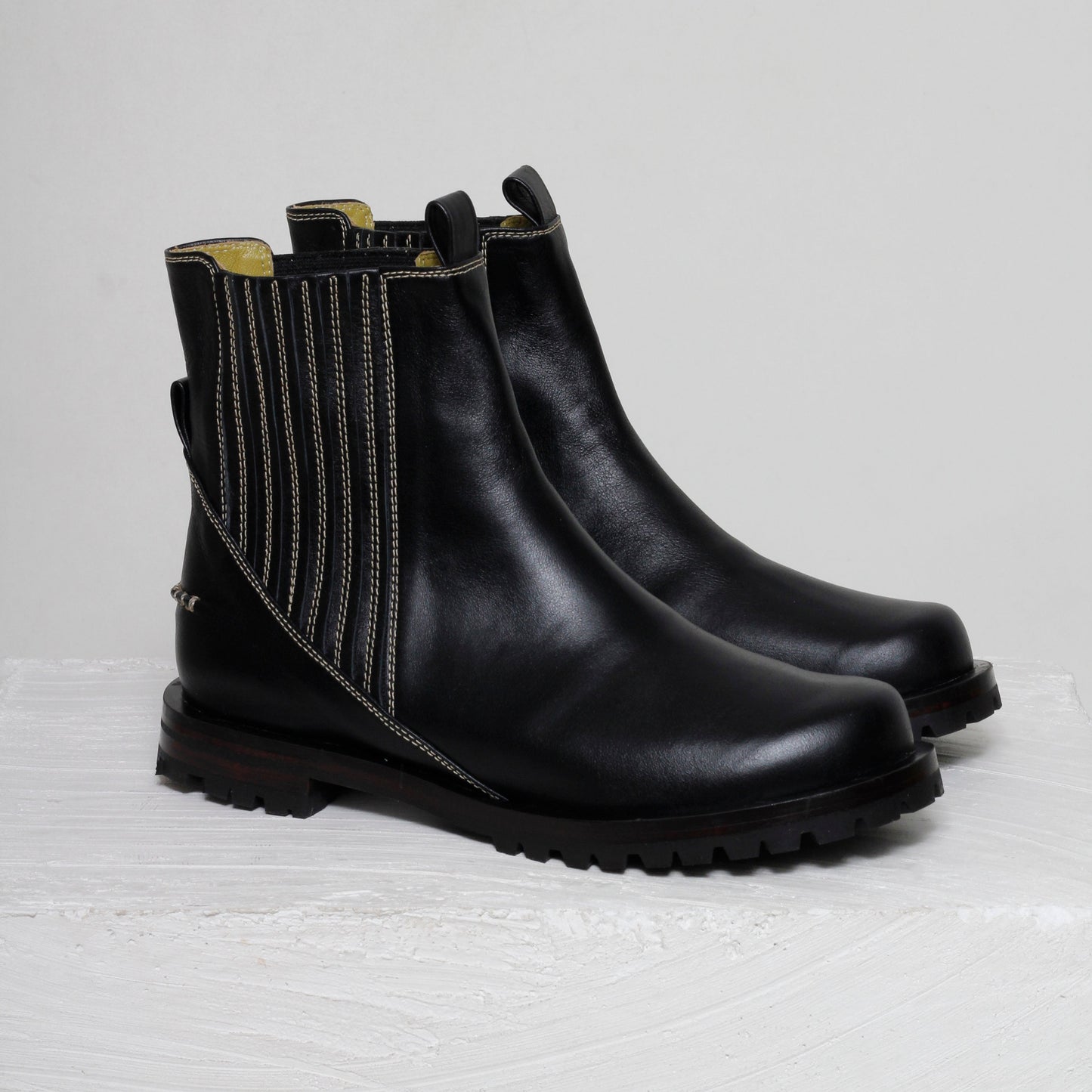 Marah Black Chelsea Boots