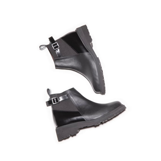 Marieta Black Ankle Boots