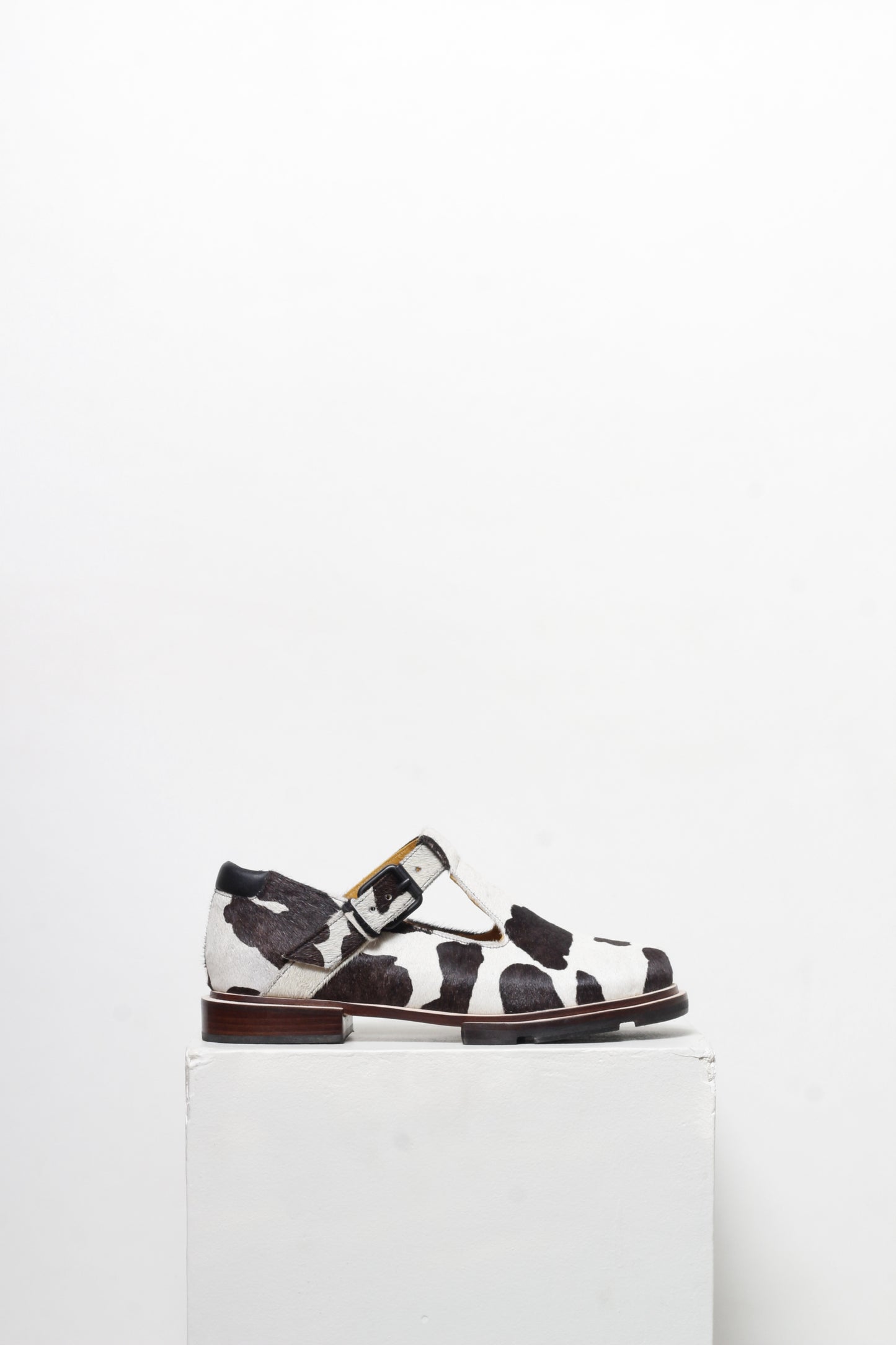 Mary Cow Print Mary-Janes