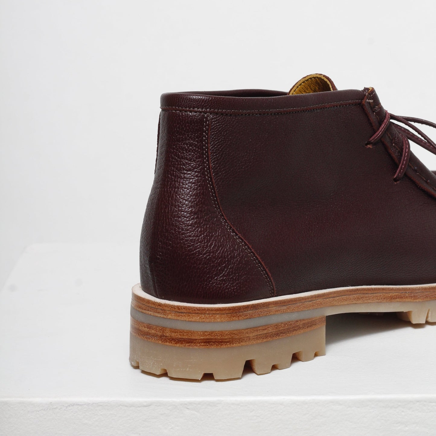 Mia Burgundy Wallabee Boots