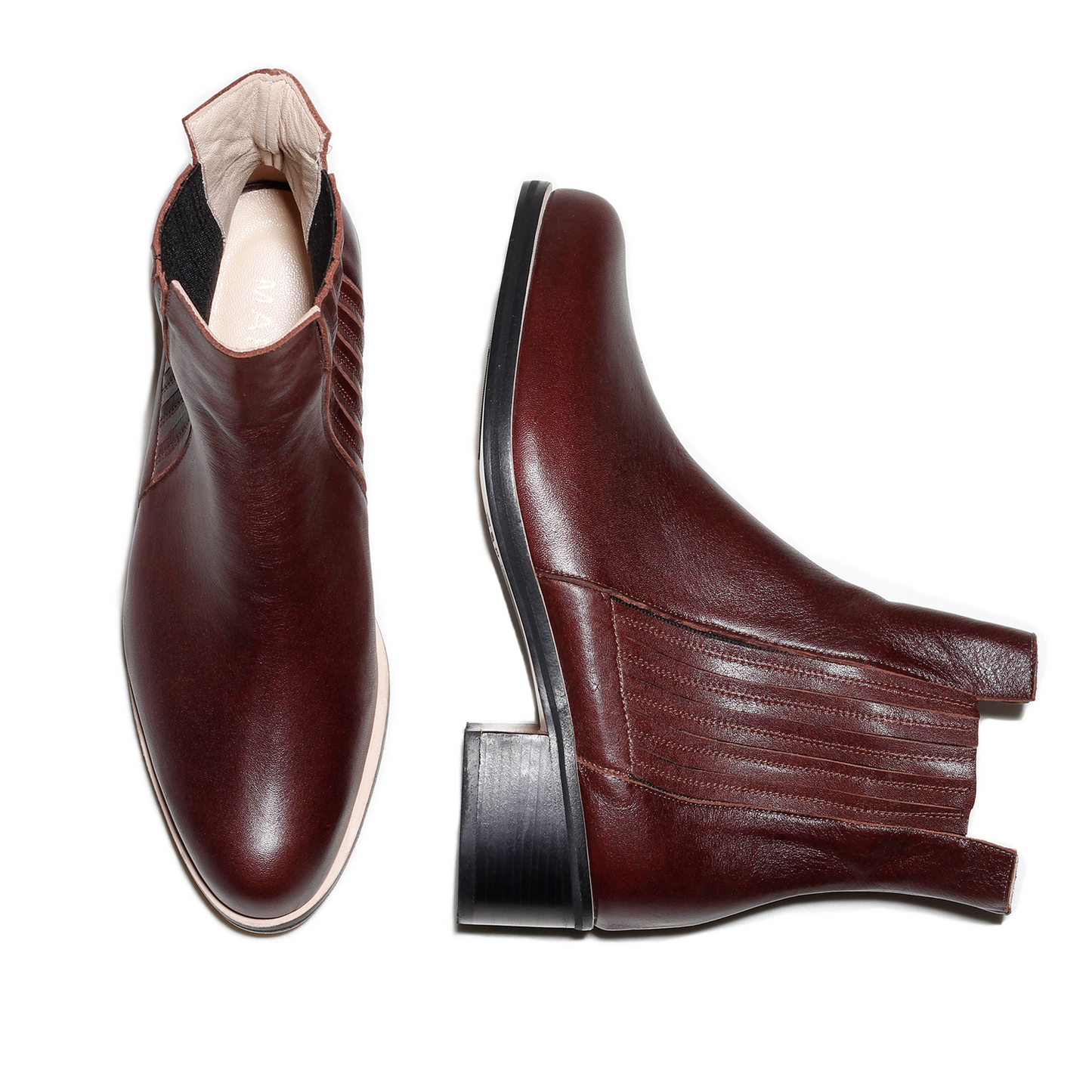 Nina Coffee Brown Chelsea Boots