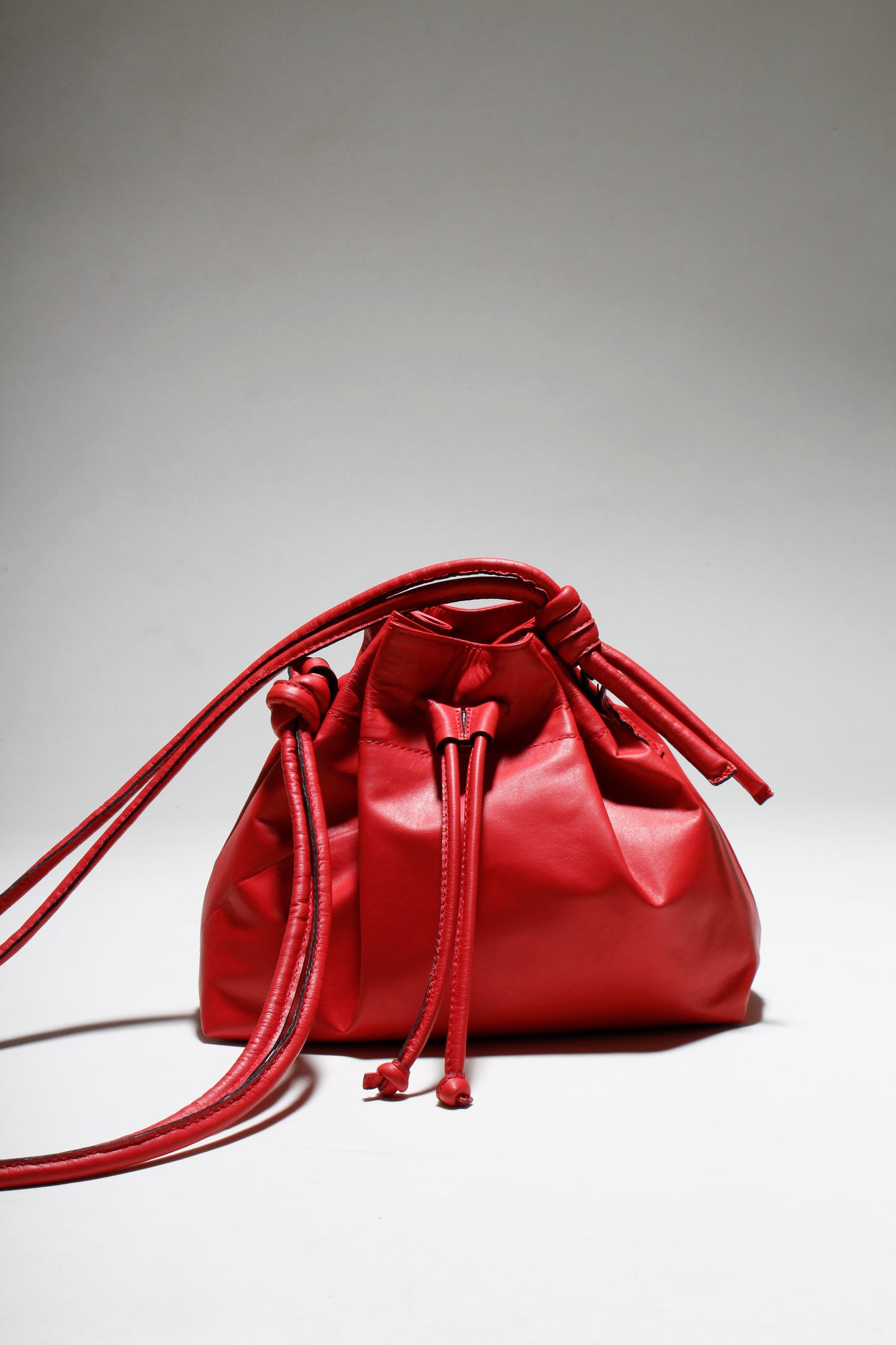 Noa Tomato Red Drawstring Bag