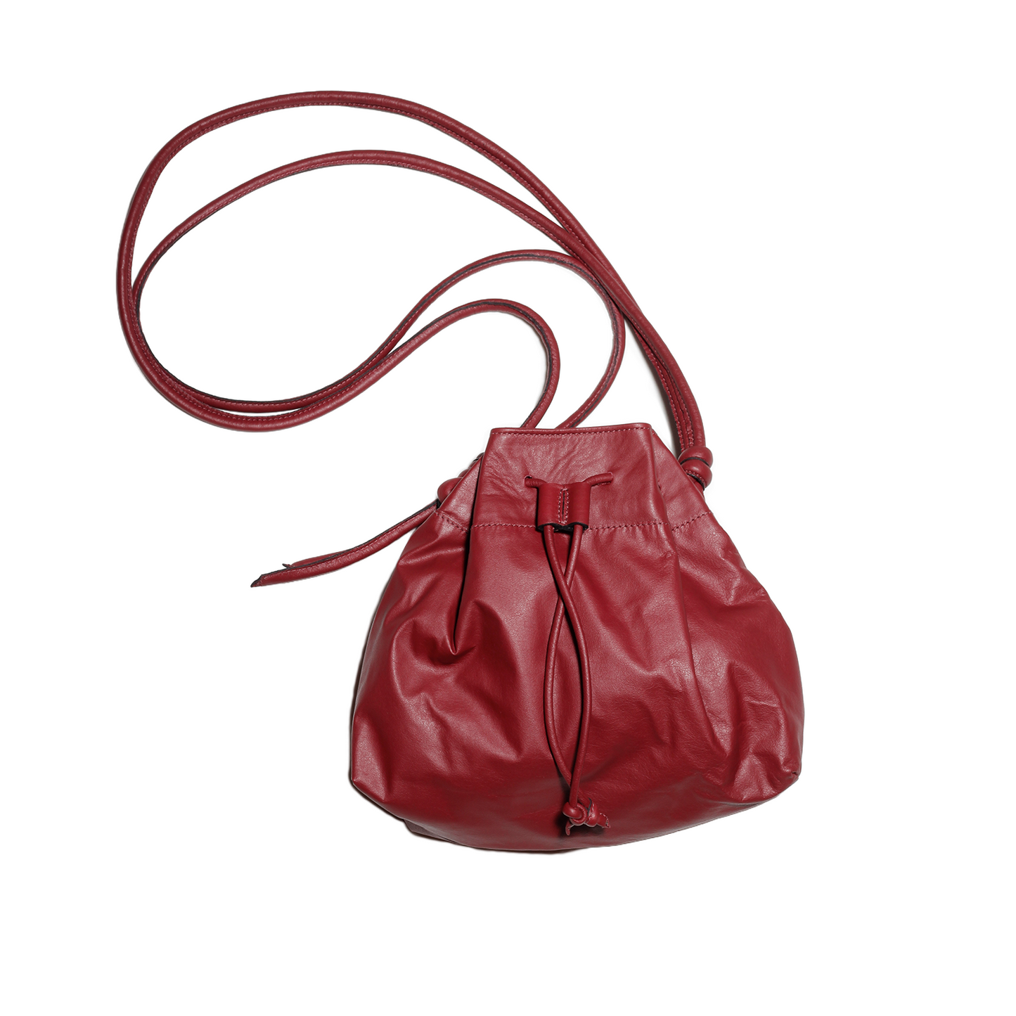 Noa Wine Drawstring Bag