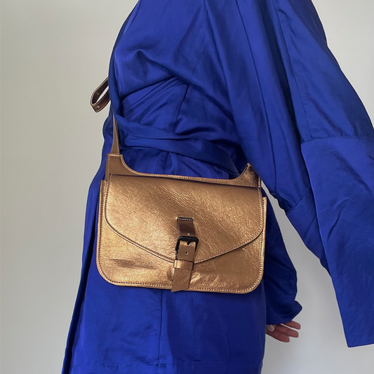 Sabrina Gold Handbag