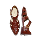 Savana Coffee Brown Fisherman Sandals