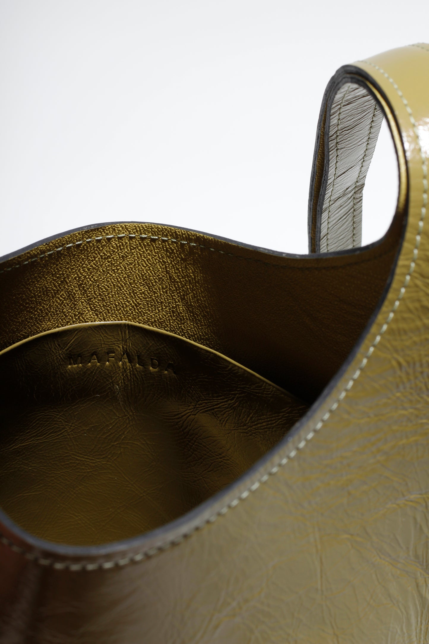 Talita Green Patent Leather Bag