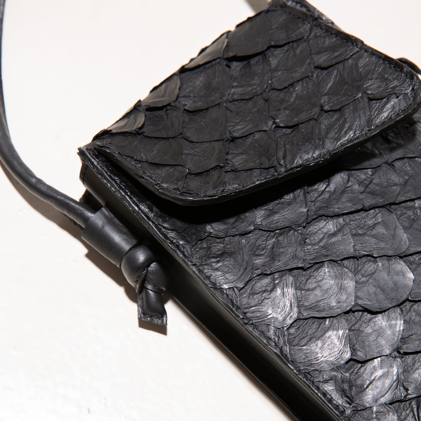 Pirarucu Black Handbag