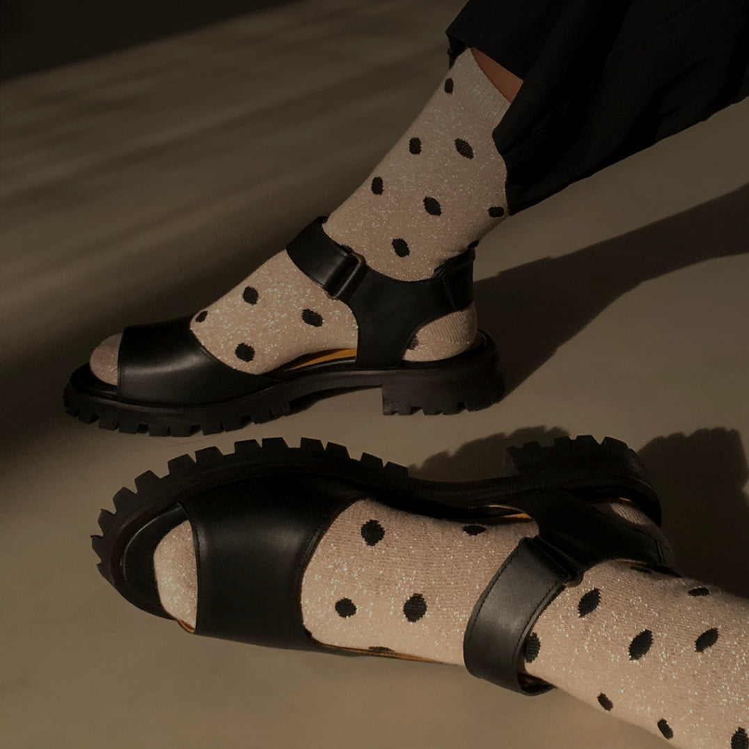 Eduarda Black Sandals