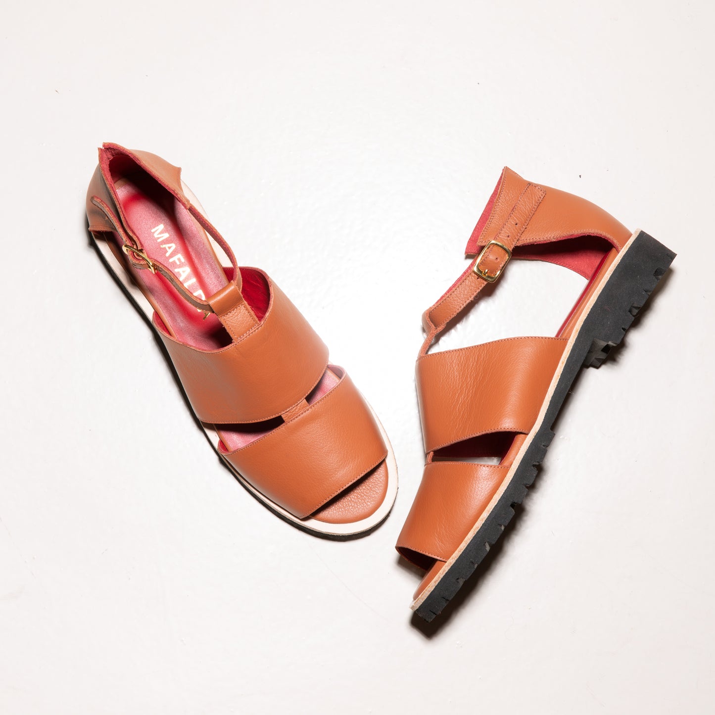 Mafe Tan Sandals